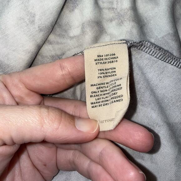 Soft Surroundings Women’s Naima Floral Midi Dress Gray Size XL - Picture 7 of 7